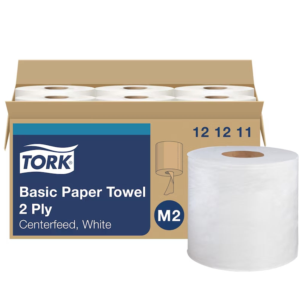 Tork - 121211 - Advanced Hand Towel Water Tight Centerfeed, White - 6/Case