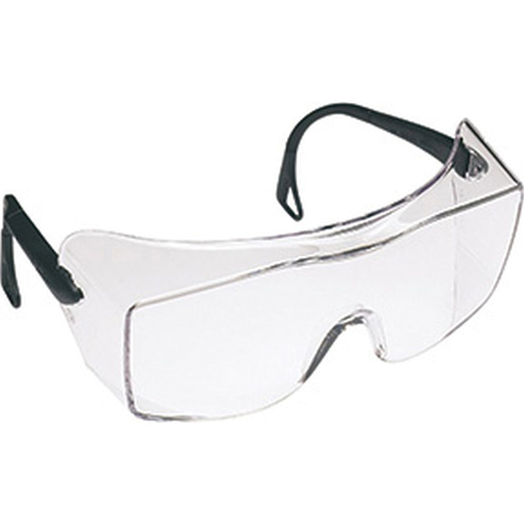 3M - 12166-00000-20 - OX Protective Eyewear 2000 12166-00000-20 Clear Anti-Fog Lens Black Secure Grip Temple