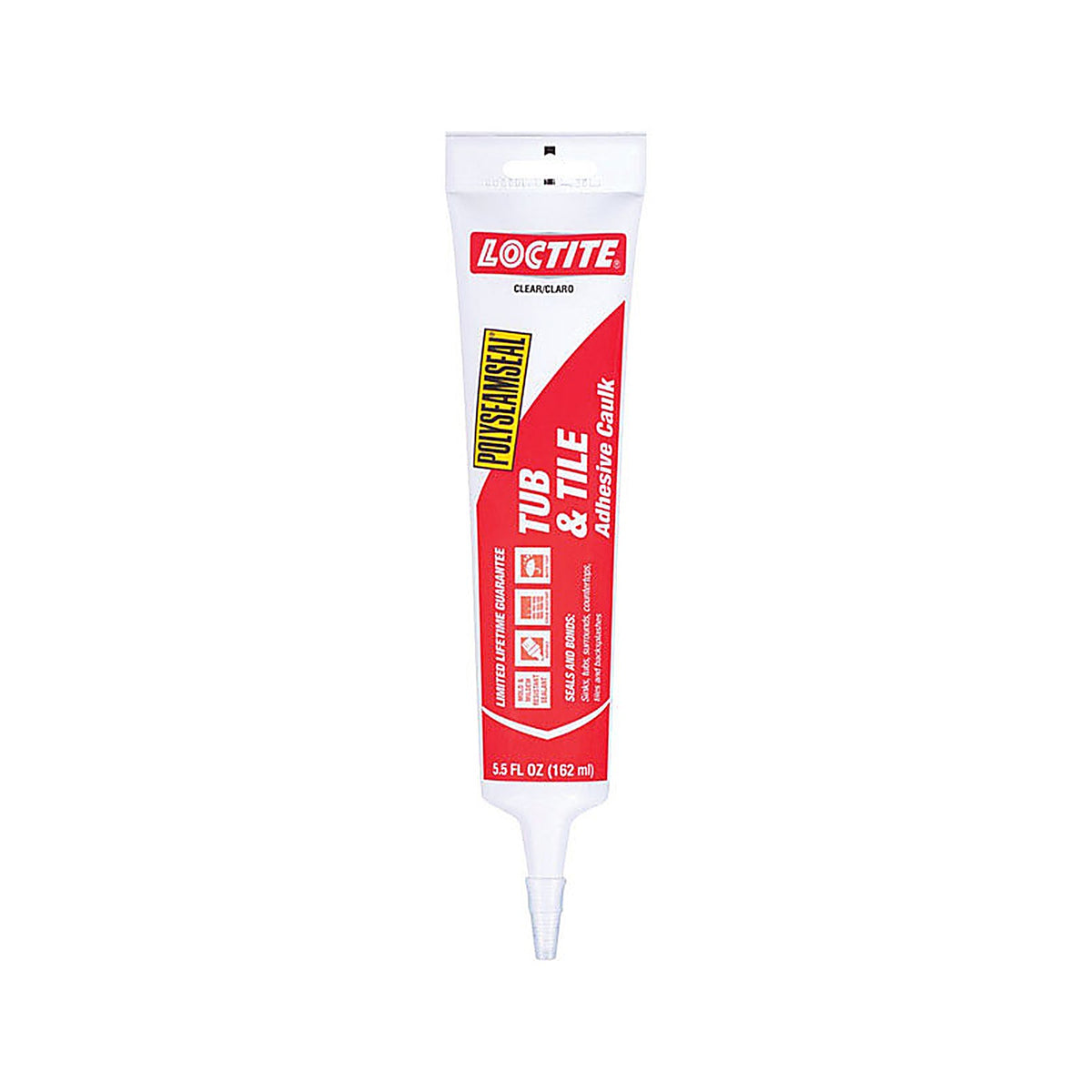 Loctite - 2138419 - Polyseamseal Clear Acrylic Latex Tub and Tile Adhesive Caulk 5.5 oz