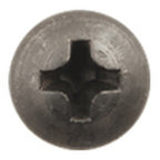 Disco|12209PK|8 x 1/2in Phillips #2 Tek Point, Black Finish Pan Head Tek Screws