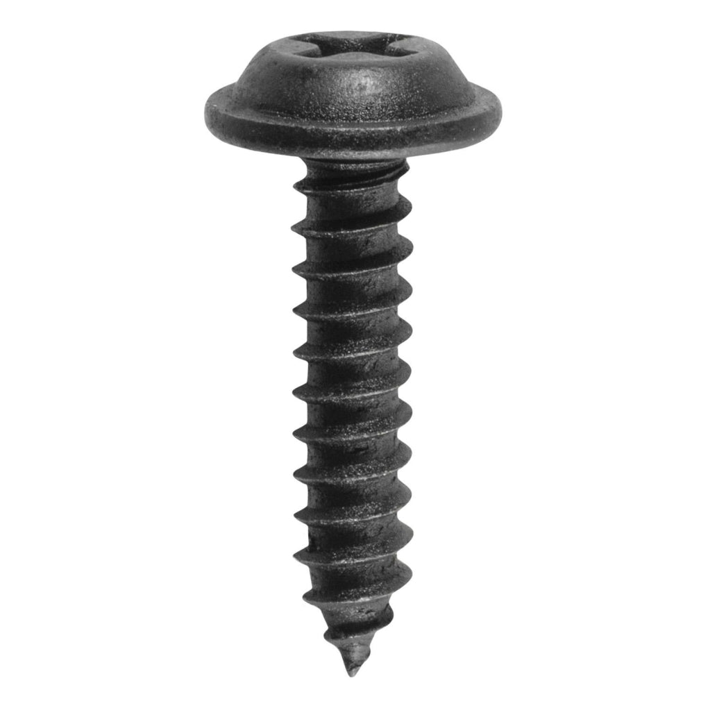 Auveco - 12215 - Phillips Flat Washer Head Tapping Screw 8 X 3/4 in Black