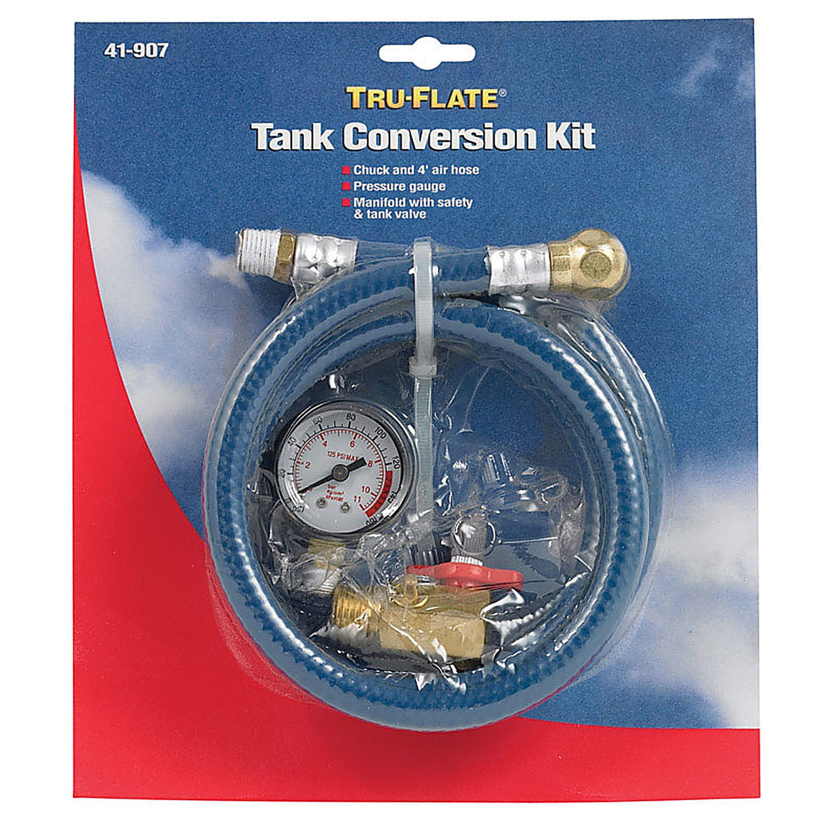 Tru-Flate - TRFL41907 - Brass Tank Valve 4 in. Female 1 pc