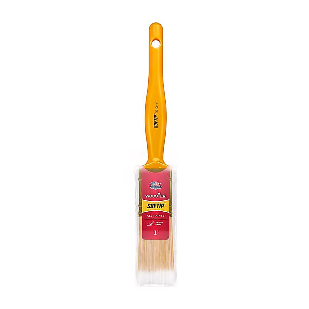 Wooster - Q3108-1 - Softip 1 in. W Flat Paint Brush