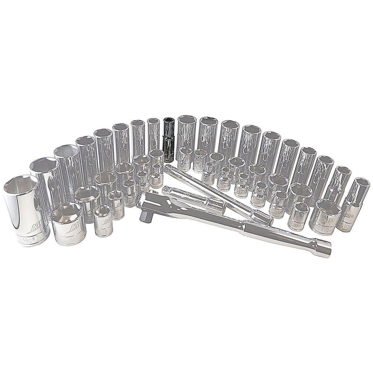 ATD - 124539 - 3/8IN Drive 6-Point Deep Fractional Socket - 3/8IN