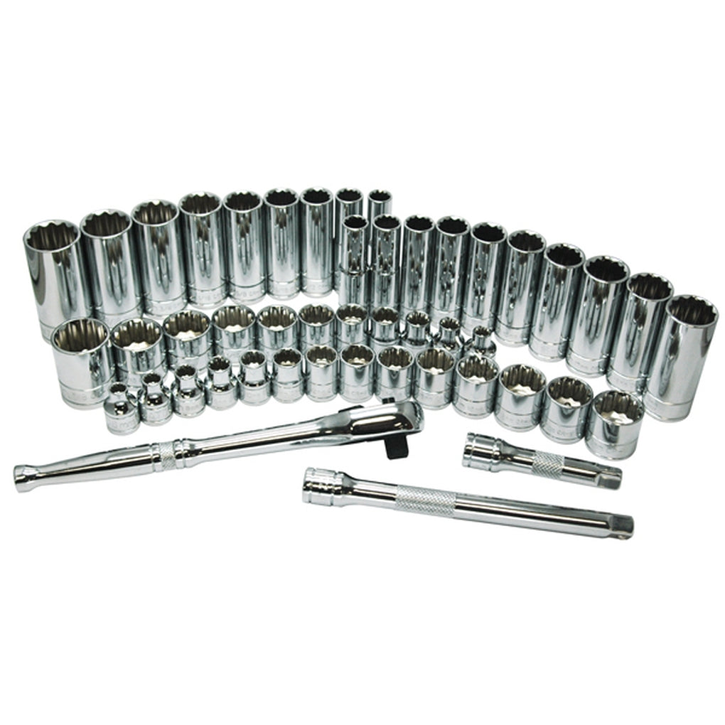 ATD - 1247 - 3/8IN Drive 12-Point Socket Set, 47 Pc