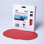3M - 01253 - Red Abrasive Stikit Disc Value Pack, 6 in, P220