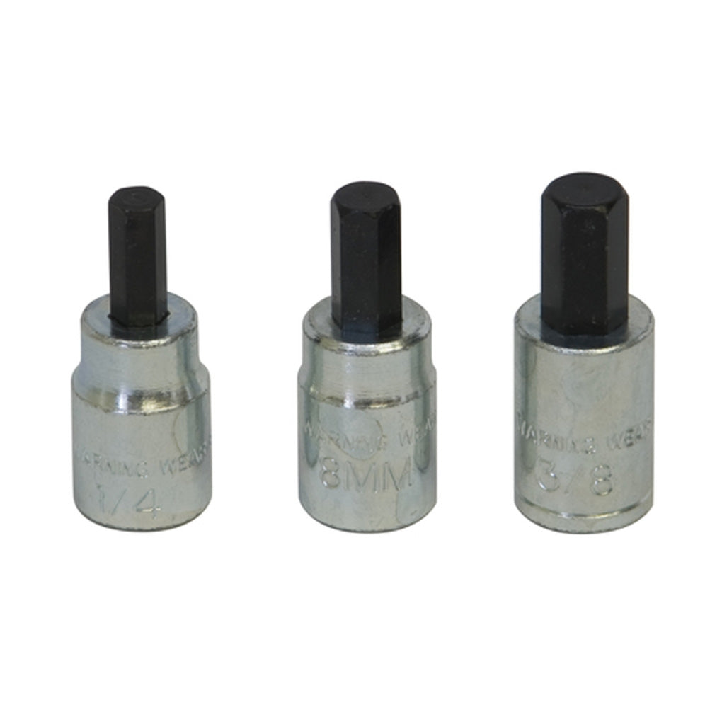 Lisle - 12550 - 3 Pc. Brake Caliper Bit Set