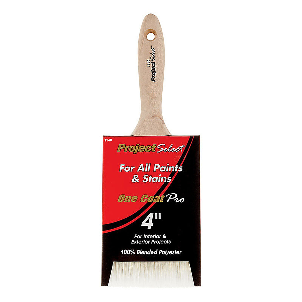 Linzer - 1140-4 - Project Select 4 in. W Flat Paint Brush