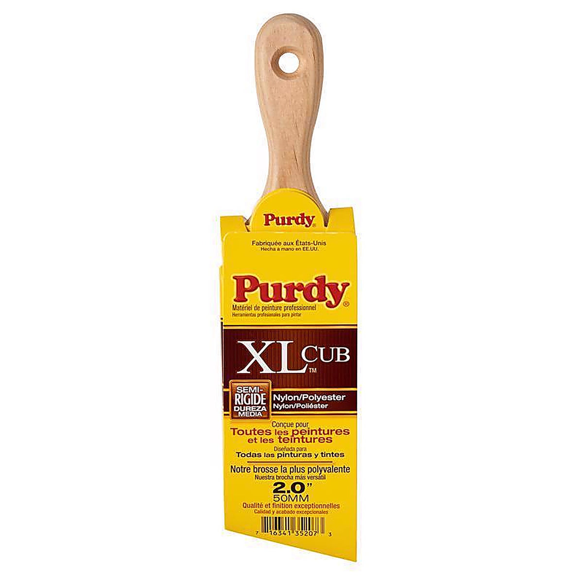 Purdy - 144153320 - XL Cub 2 in. Medium Stiff Angle Trim Paint Brush