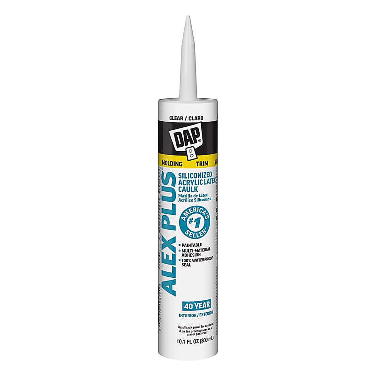 DAP - 7079818156 - Alex Plus Clear Acrylic Latex All Purpose Caulk 10.1 oz