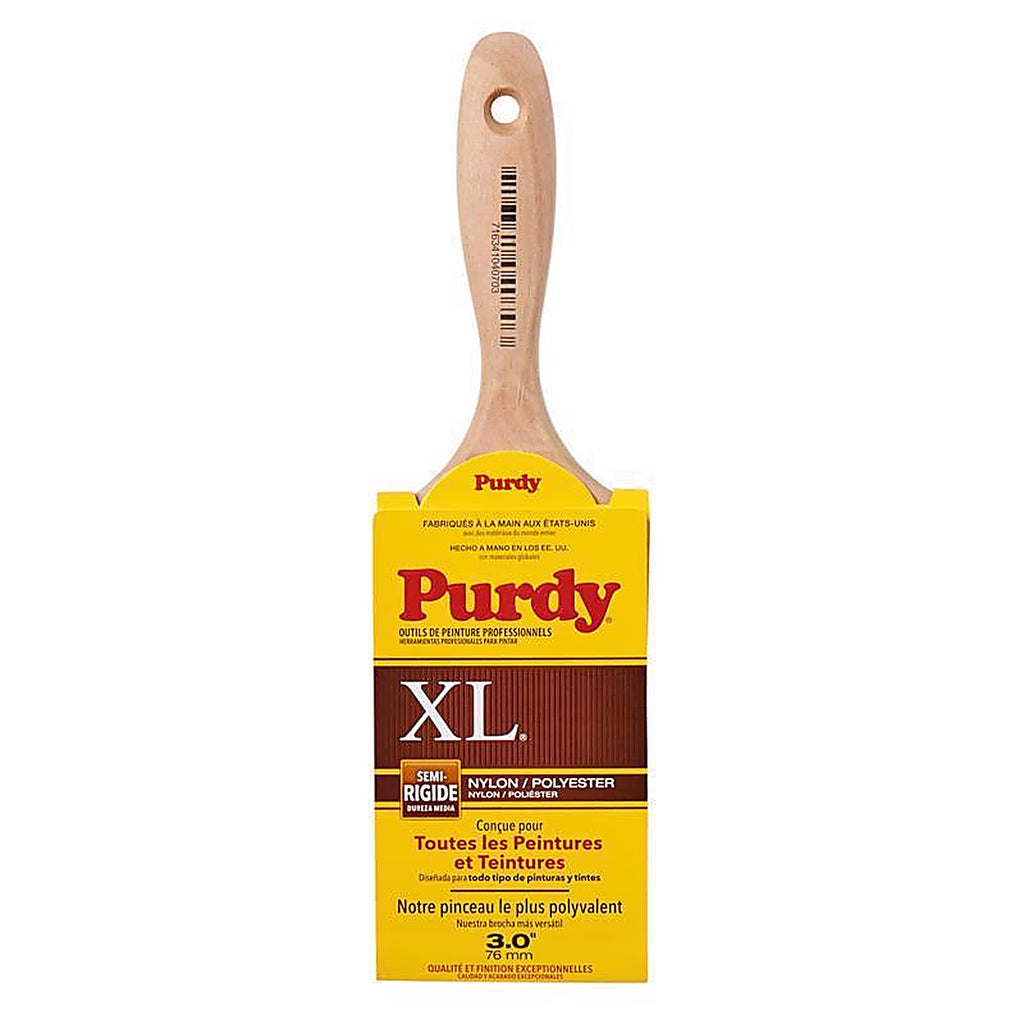 Purdy - 144380330 - XL Sprig 3 in. Medium Stiff Flat Trim Paint Brush