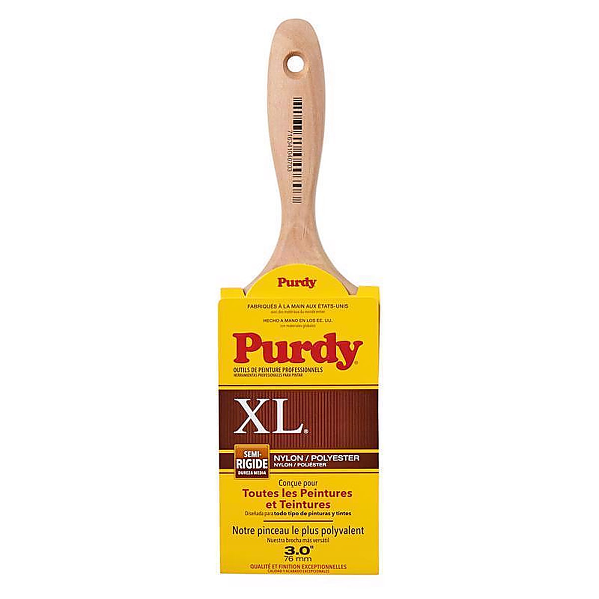 Purdy - 144380330 - XL Sprig 3 in. Medium Stiff Flat Trim Paint Brush