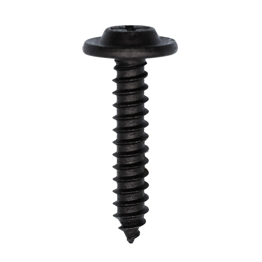Auveco - 12954 - Phillips Flat Washer Head Tapping Screw #10 X 1 in Black