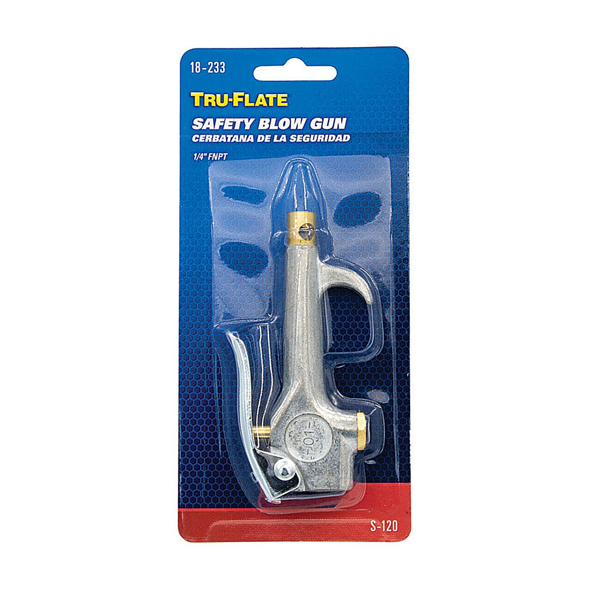 Tru-Flate - TRFL18233 - Steel Air Blow Gun Safety Lever 1/4 in. FNPT 1 pc