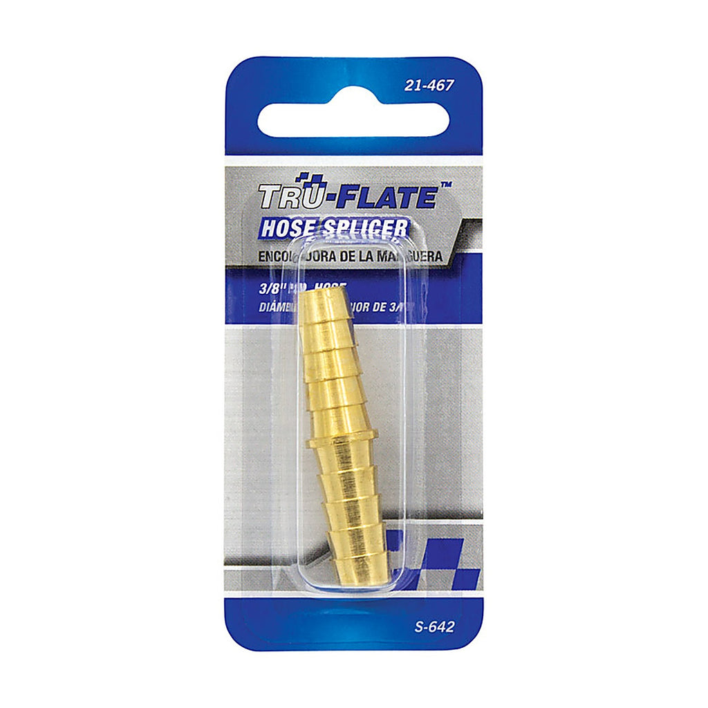 Tru-Flate - TRFL21467 - Brass Hose Splicer 3/8 1 pc