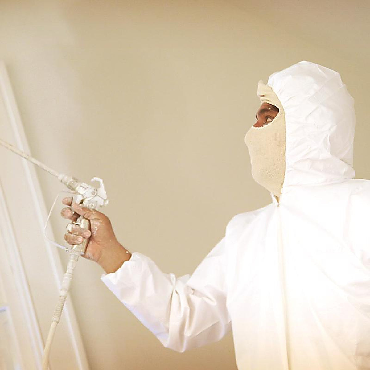 Trimaco - 09301-A/36 - SuperTuff Cotton Spray Sock Hood White One Size Fits Most 36 count