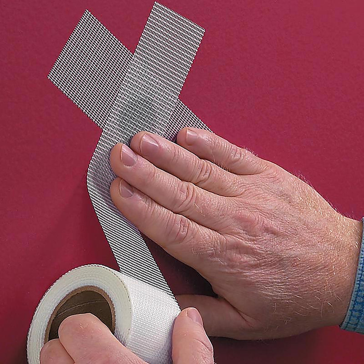 Saint-Gobain - FDW8654-U - Fiba Tape 300 ft. L X 1-7/8 in. W Fiberglass Mesh White Self Adhesive Drywall Joint