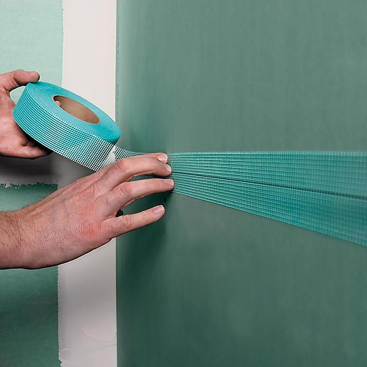 Saint-Gobain - FDW8664-U - FibaTape Mold-X10 300 ft. L X 1-7/8 in. W Fiberglass Mesh Green Self Adhesive Dr