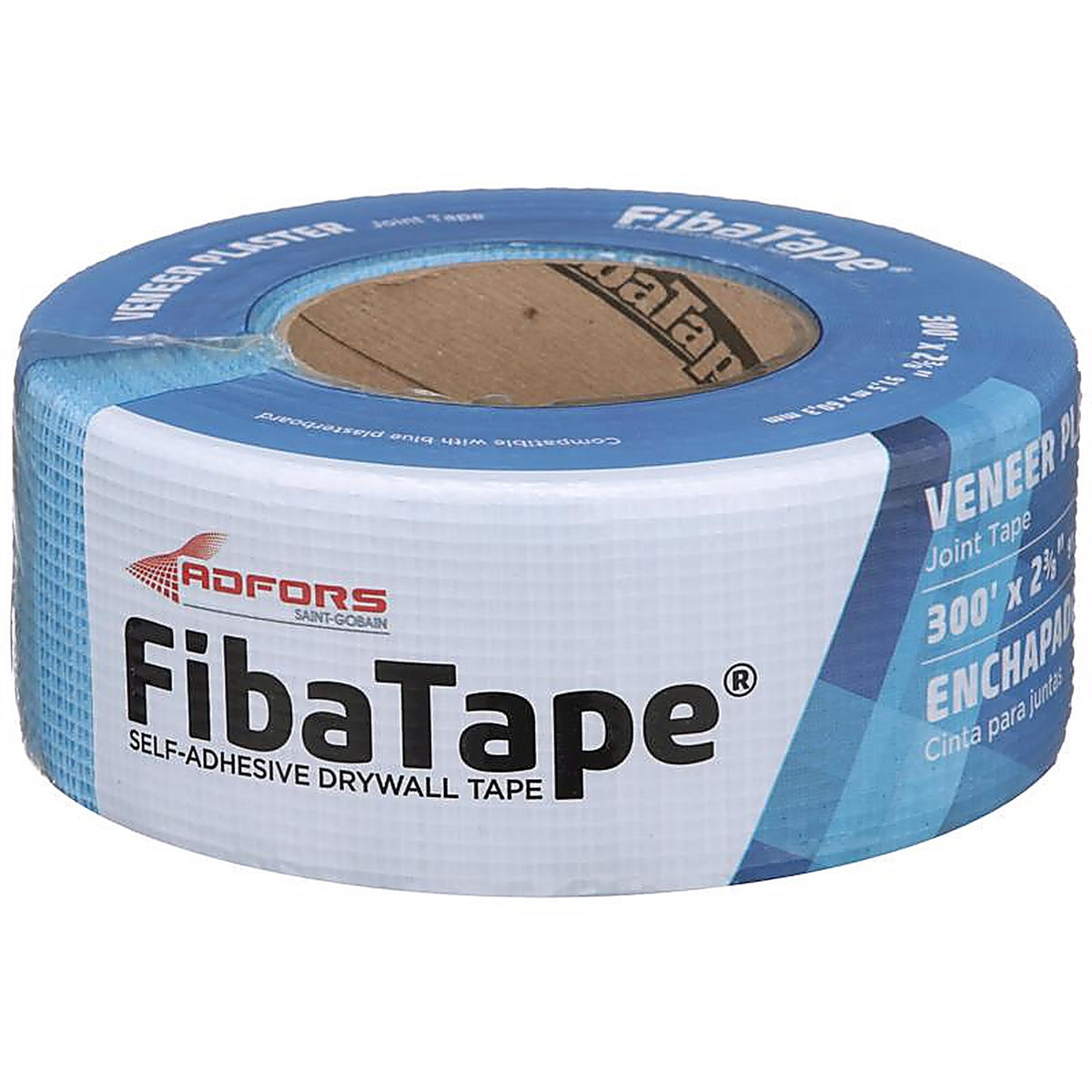 Saint-Gobain - FDW6367-U - FibaTape 300 ft. L X 2-3/8 in. W Fiberglass Mesh Blue Self Adhesive Veneer Plast