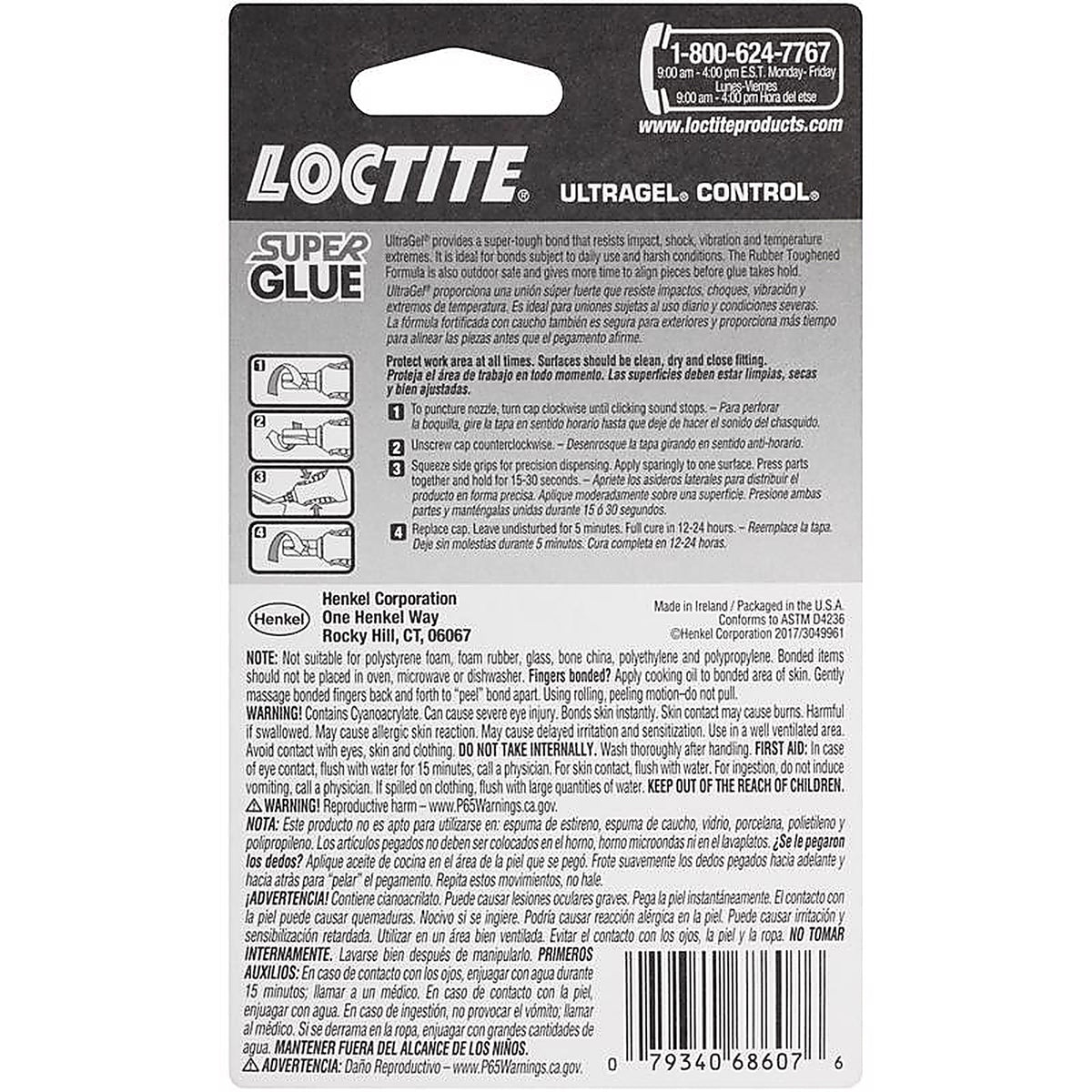 Loctite - 1363589 - Ultra Gel Control High Strength Glue Super Glue 4 gm
