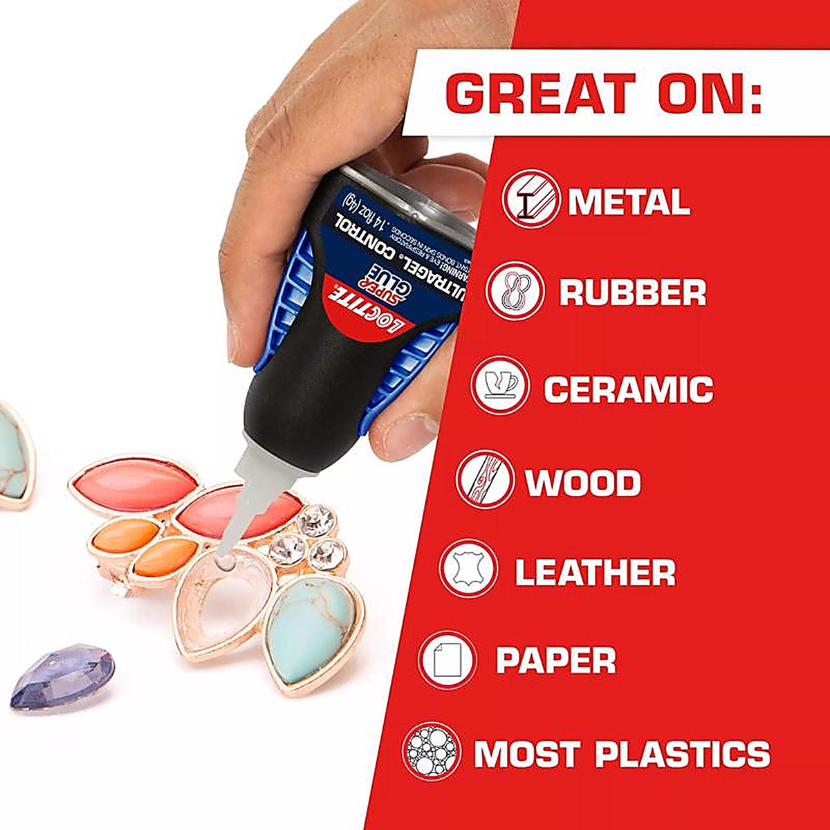 Loctite - 1363589 - Ultra Gel Control High Strength Glue Super Glue 4 gm