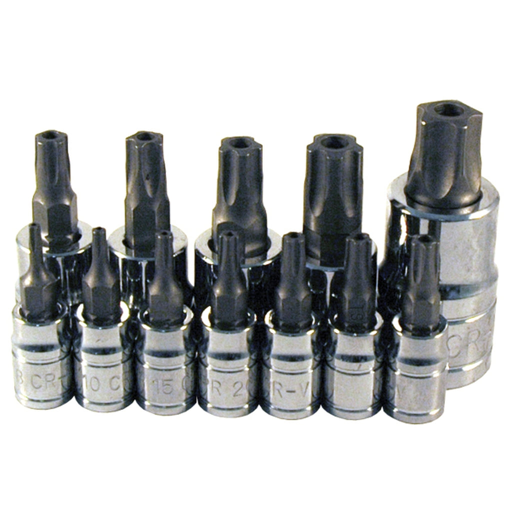ATD - 13778 - 12 Pc. 5 Lobe Star Plus Tamperproof Bit Socket Set