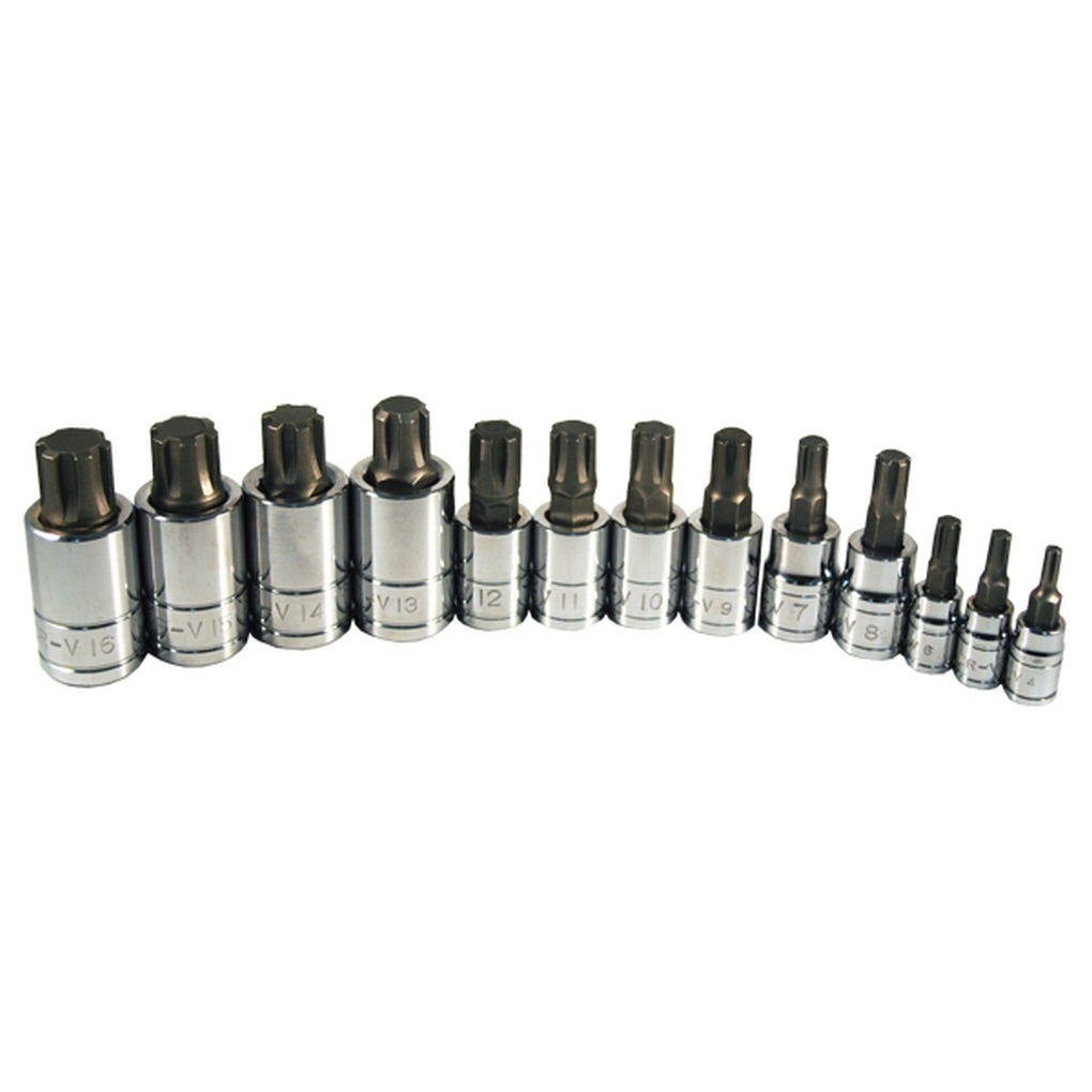 ATD - 13780 - 13 Pc. 6 Lobe Polydrive Bit Socket Set