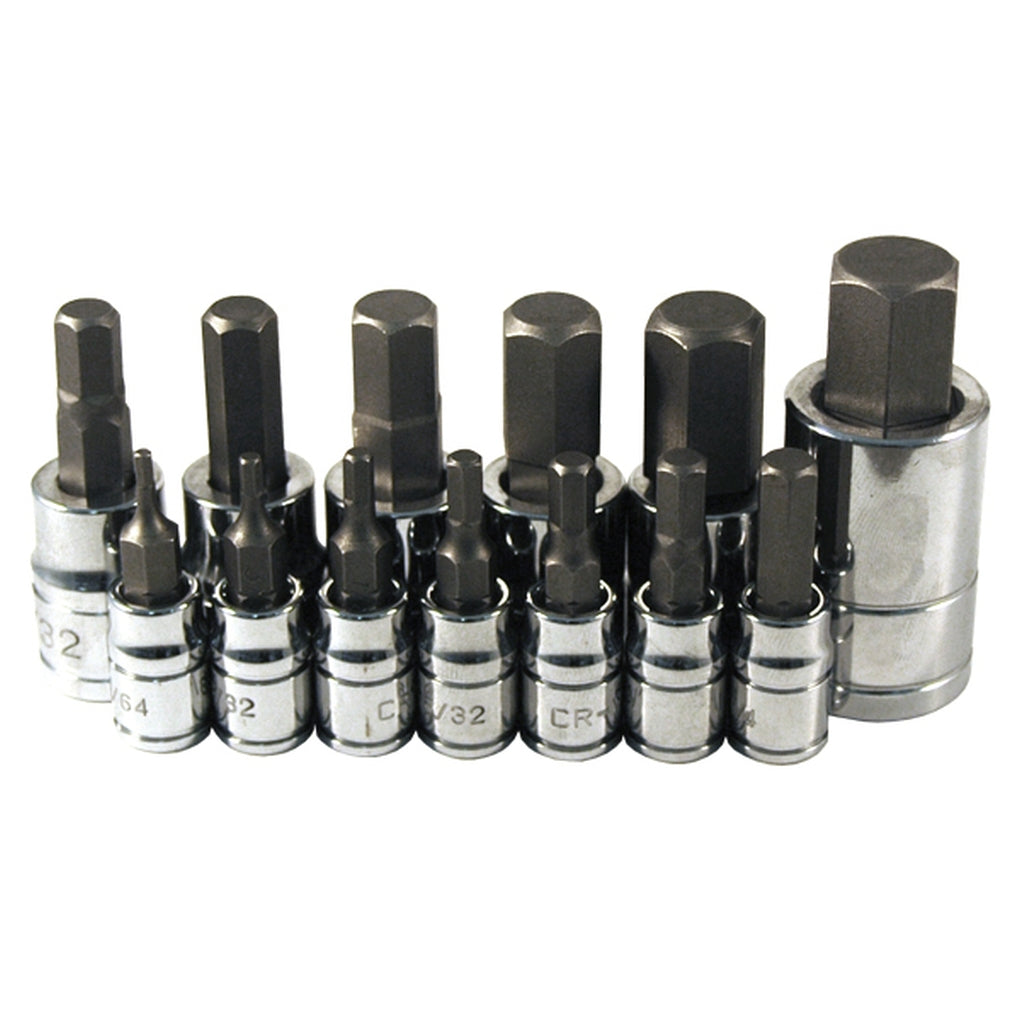 ATD - 13784 - 13 Pc. SAE Hex Bit Socket Set