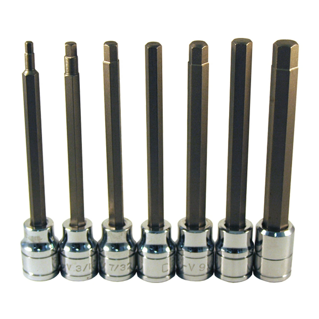 ATD - 13786 - 7 Pc. 4.5 in Long SAE Hex Bit Socket Set