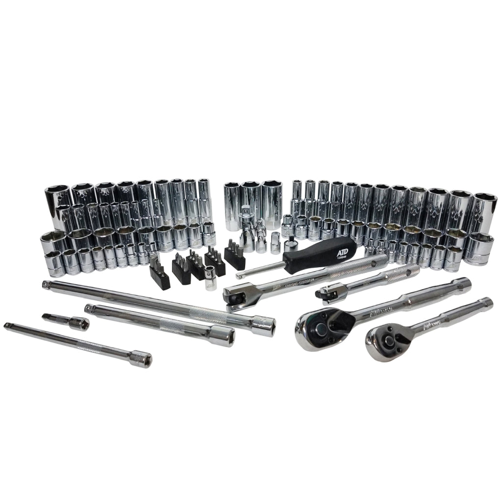 ATD - 1380 - 106 pc. SAE/Metric 1/4 & 3/8 Dr. Socket Tray