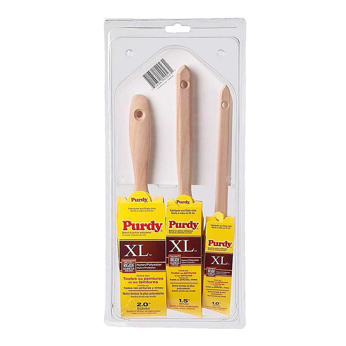 Purdy - 140853100 - XL Multi-Pack Medium Stiff Assorted Paint Brush Set