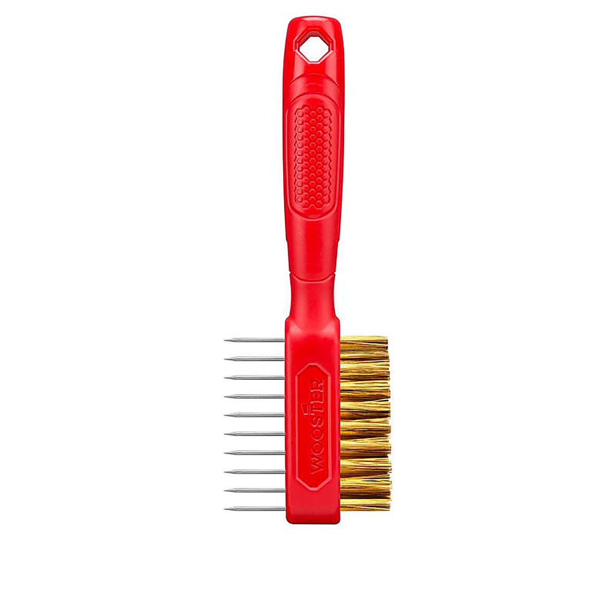 Wooster - 1832 - Beige Stainless Steel Brush and Roller Cleaning Tool