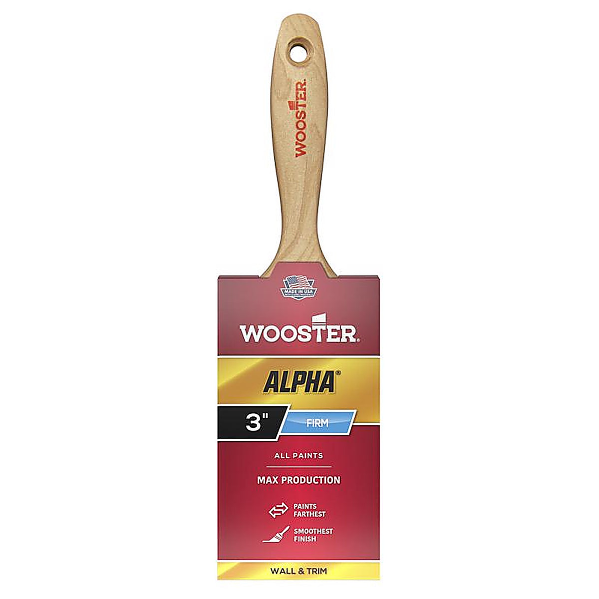 Wooster - 4233-3 - Alpha 3 in. W Flat Varnish Brush