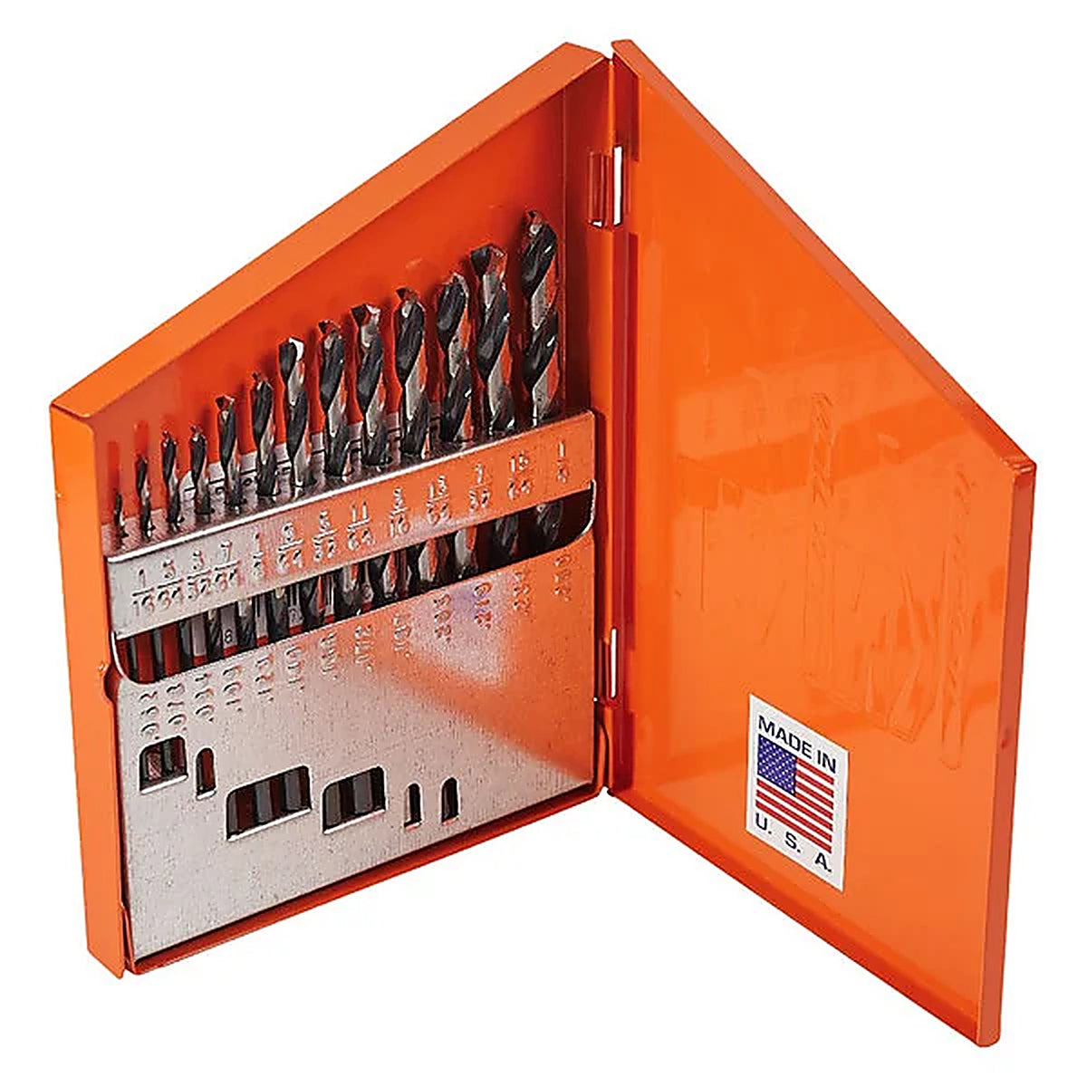 KnKut - 13KK5 - 13 Pc. Jobber Length Drill Bit Set, 1/16 in -1/4 in