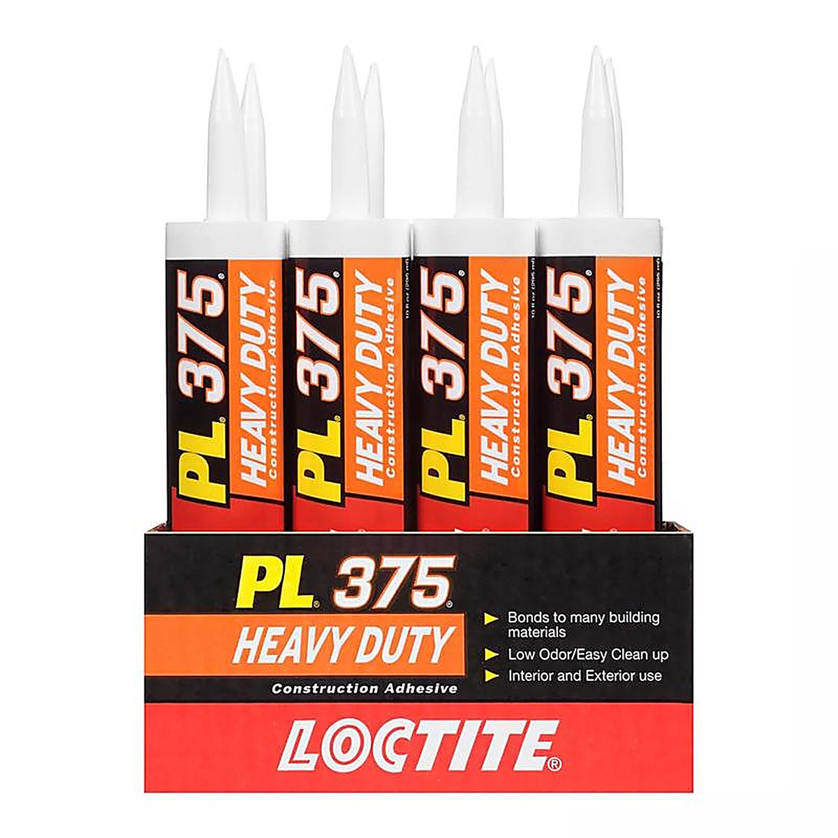 Loctite - 1964642 - PL 375 Synthetic Elastomeric Polymer Construction Adhesive 10 oz