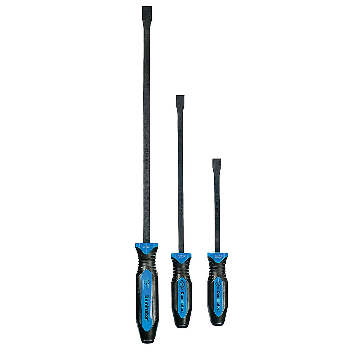 Mayhew - 14071BL - 3 Piece Dominator Curved Pry Bar Set, Blue