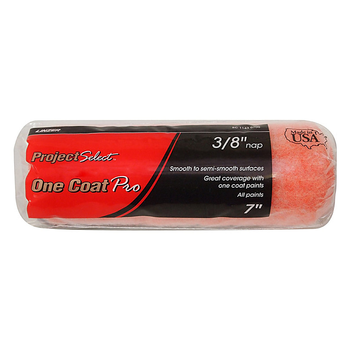 Linzer - RC11430700 - Rol-Rite Polyester 7 in. W x 3/8 in. Regular Paint Roller Cover - 1/Pack
