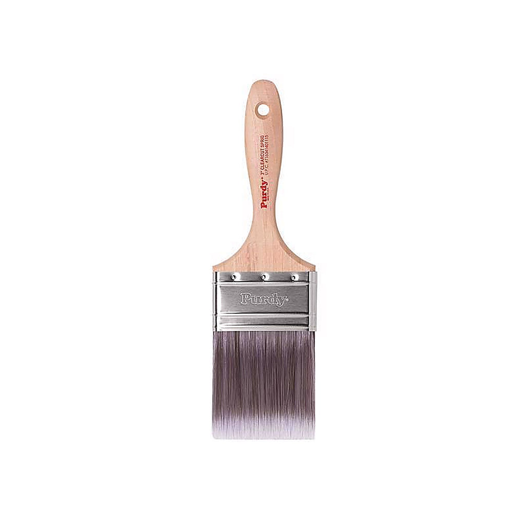 Purdy - 144380130 - Clearcut Sprig 3 in. Stiff Flat Trim Paint Brush