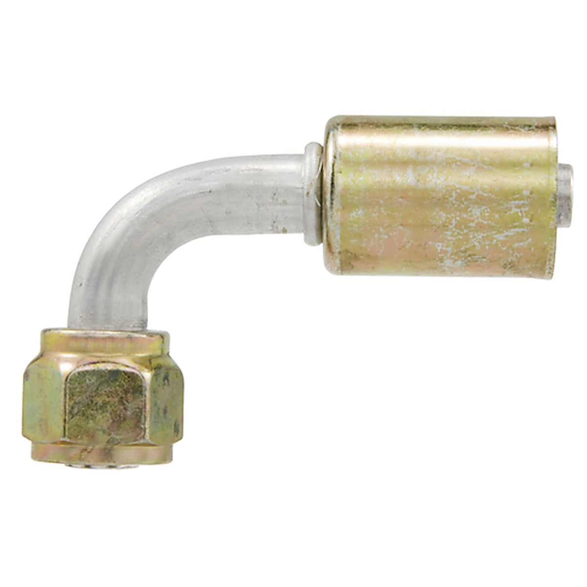 Four Seasons - 14208 - 90 Degree Female O-Ring, Aluminum, Standard Diameter Beadlock, A/C Fitting