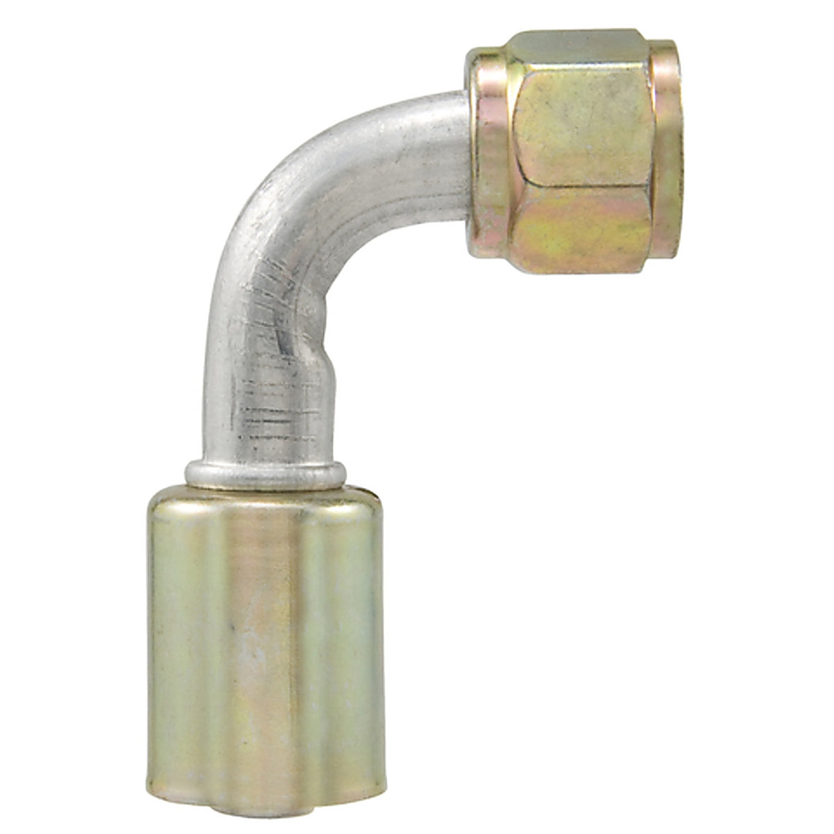Four Seasons - 14210 - 90 Degree Female O-Ring, Aluminum, Standard Diameter Beadlock, A/C Fitting