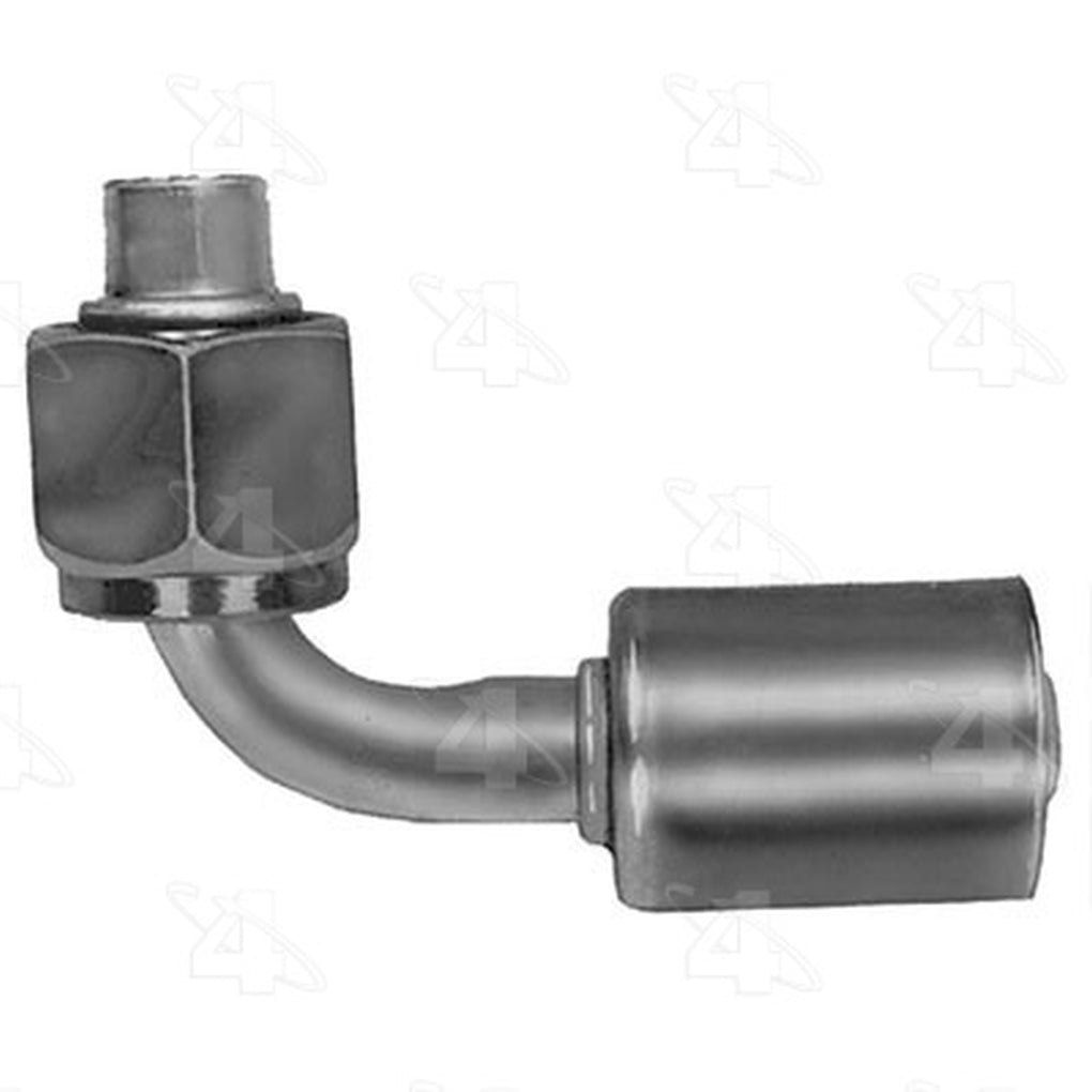 Four Seasons - 14320 - 90 Female Standard O-Ring A/C Fitting w/o Service Port