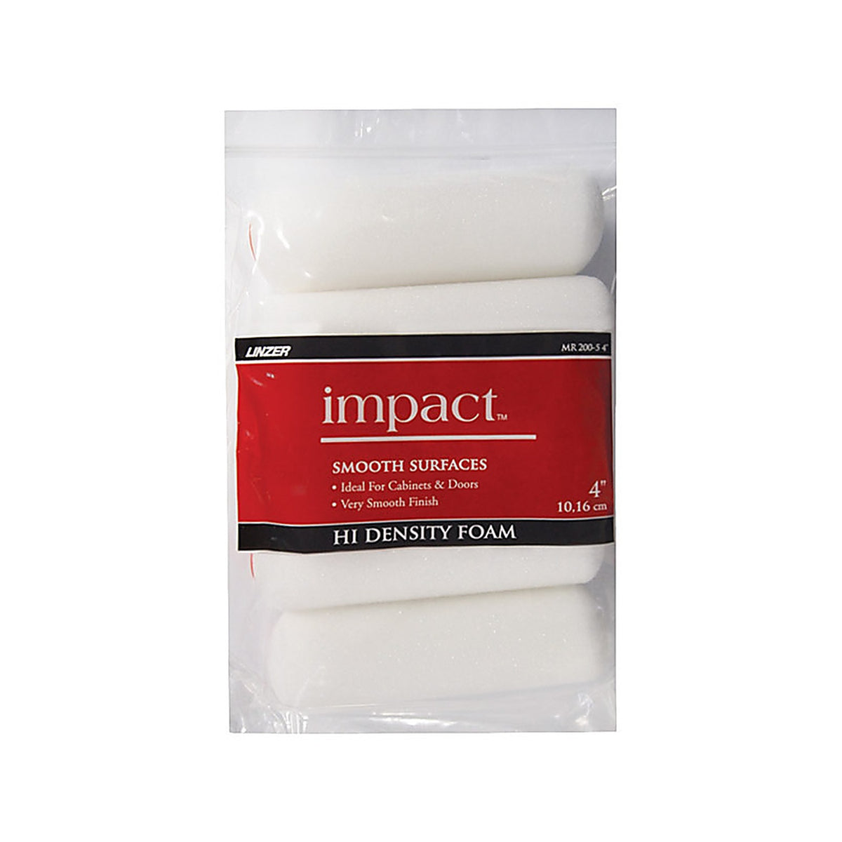 Linzer - MR200-54 - Impact Foam 4 in. W Mini Paint Roller Cover - 5/Pack