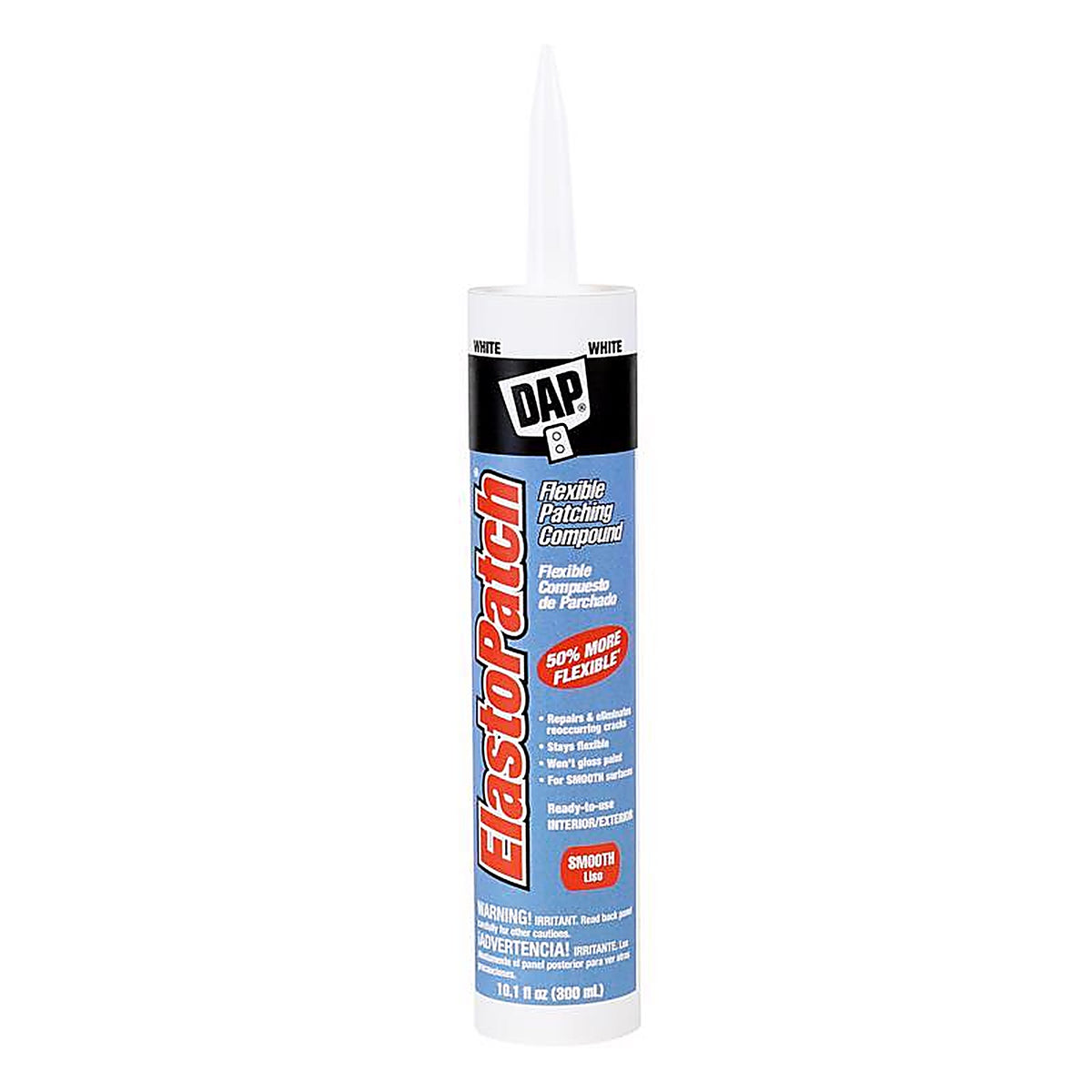 DAP - 7079812276 - ElastoPatch Ready to Use Off-White Patching Compound 10.1 oz