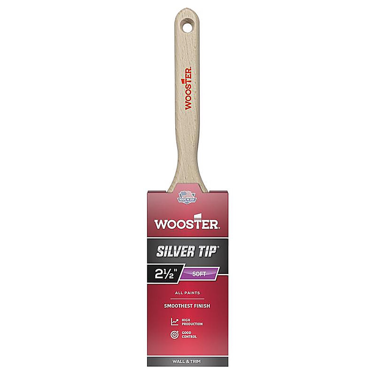 Wooster - 5220-21/2 - Silver Tip 2 1/2 in. W Flat Paint Brush