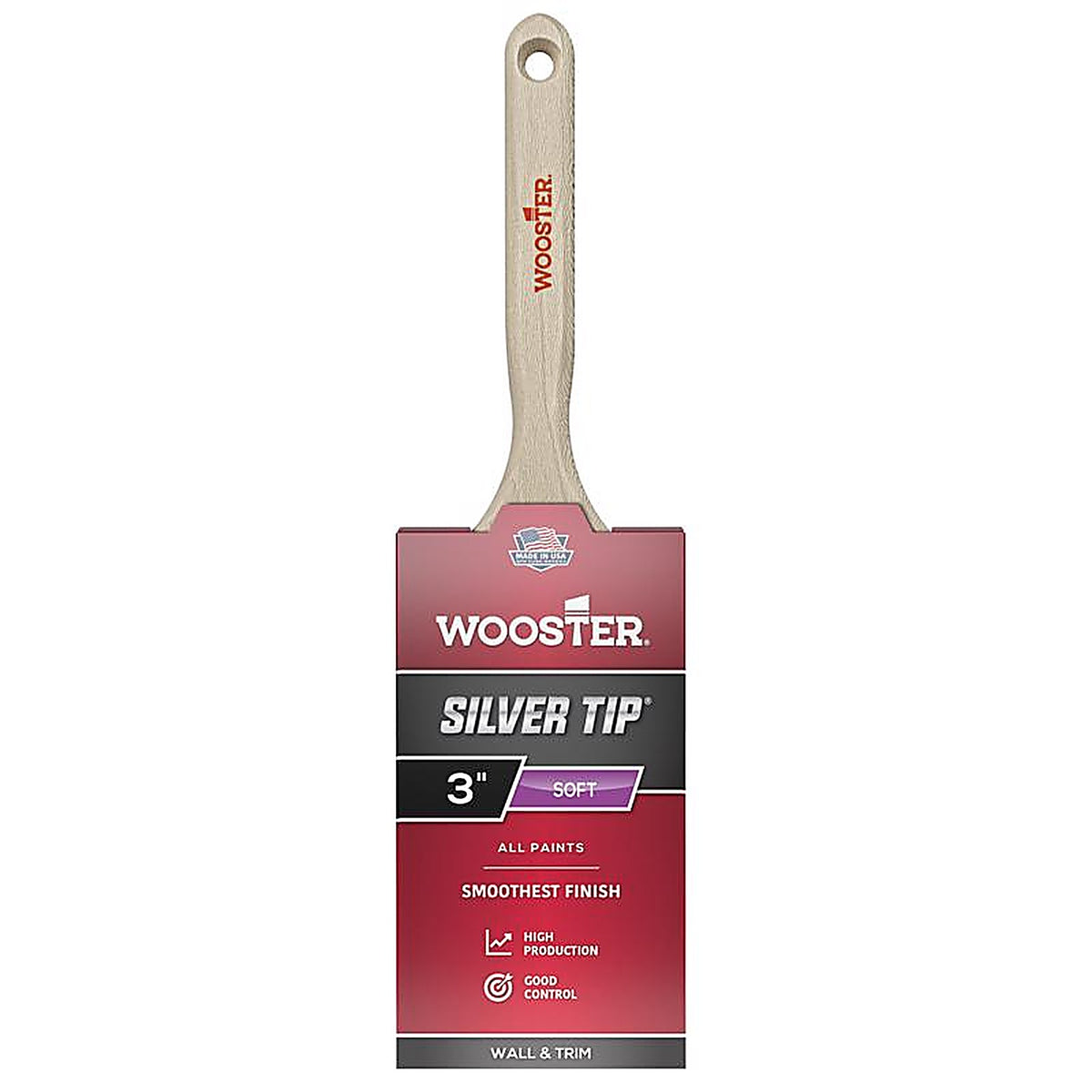 Wooster - 5220-3 - Silver Tip 3 in. W Flat Paint Brush