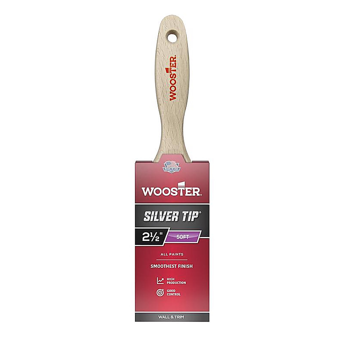 Wooster - 5222-21/2 - Silver Tip 2 1/2 in. W Flat Paint Brush