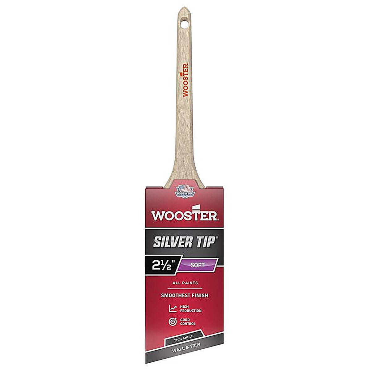 Wooster - 5224-21/2 - Silver Tip 2 1/2 in. W Thin Angle Paint Brush