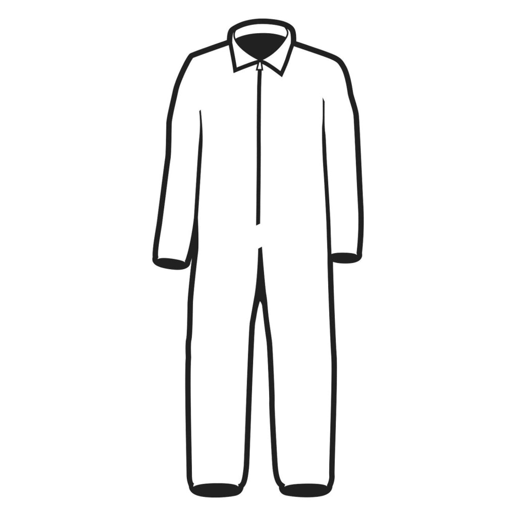 AES|148|Coverall, Large, Elastic Waist