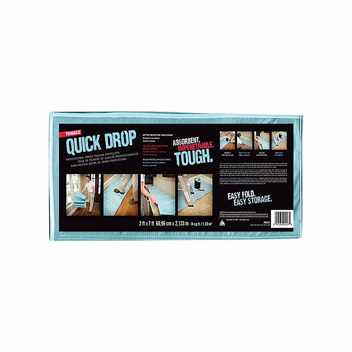 Trimaco - 90027 - 2 W x 7 ft. L Drop Cloth - 1/Pack