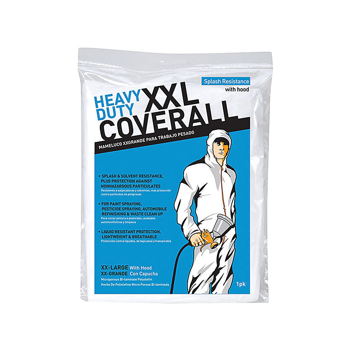 Trimaco - 09962/6 - Polyolefin Coveralls White 2XLT - 1/Pack